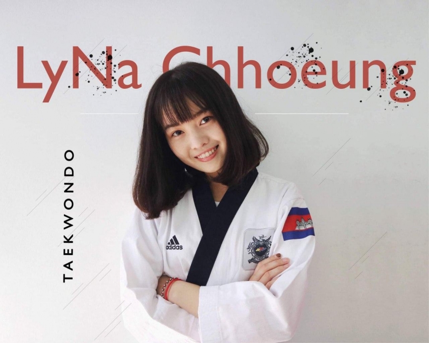 Lina Chhoeung - Beautiful taekwondo fighter with Cambodia at SEA Games 32