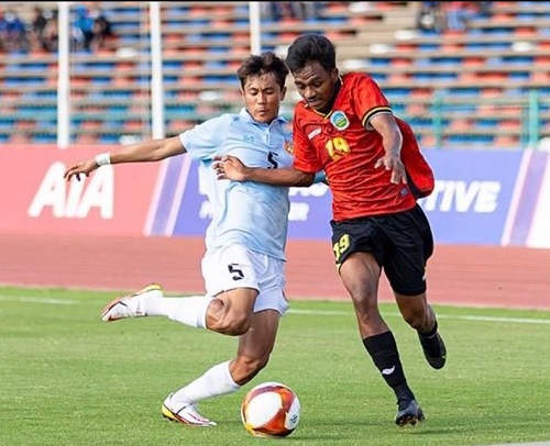 SEA Games men's football 32: Myanmar won hard against Timor Leste