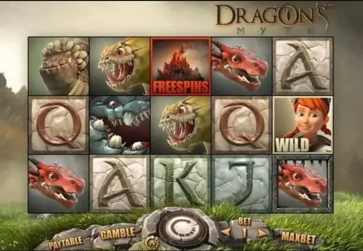 Dragon's Myth - Hunting earth dragons will reward you with 2000 times your bet
