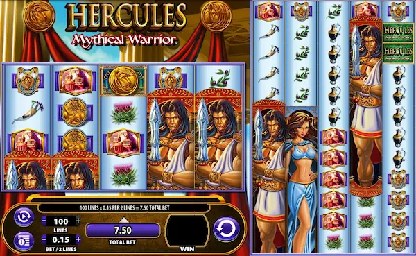 Hercules - Slot game named after the Greek semi-god hero