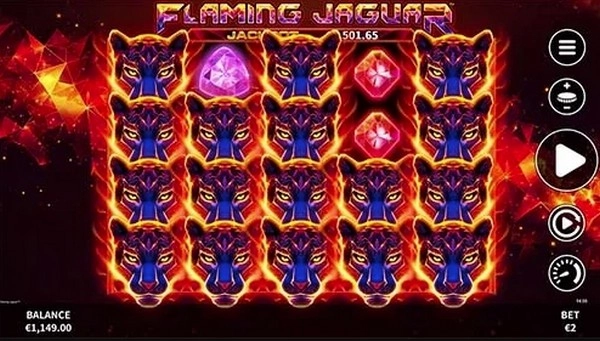 Flaming Jaguar: Blazing Spins With Gemstone Power and Jackpot Thrill