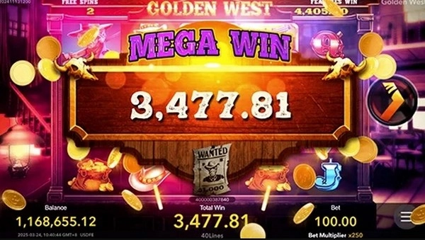 Golden West offers classic Cowboy excitement and strong winning potential.