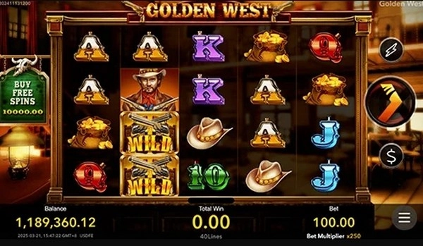 Golden West offers classic Cowboy excitement and strong winning potential.