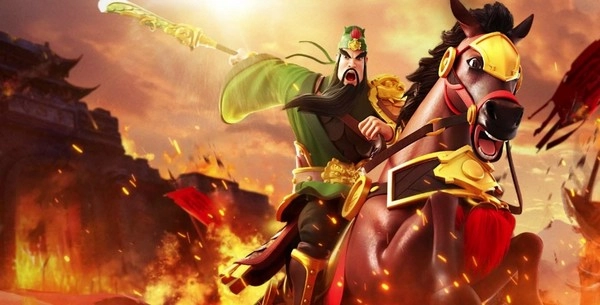 The legendary Guan Gong captivates with high-impact gameplay and strategic depth.