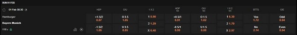 prediction Hamburg vs Bayern Munich 01022026