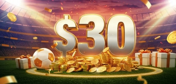 Deposit $300, get $30 free football bet