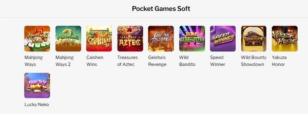 Deposit to unlock fifty free spins on Pocket Games Soft