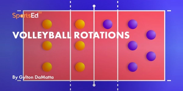 Does fatigue rotation show weakness at the end of a volleyball match?