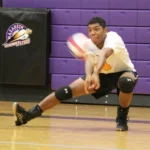 What caused the collapse of reception in professional volleyball?