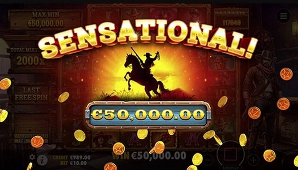 Bandit Megaways, a Wild West Megaways slot where bandits chase big prizes