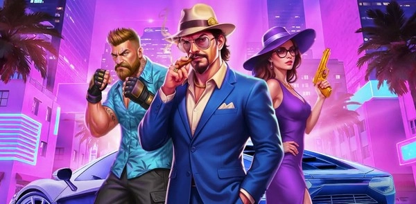 Cyberheist City dives into a brightly colored underworld where every turn feels like a digital heist.