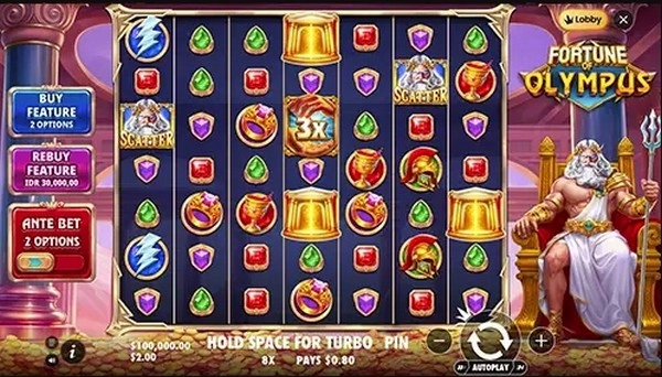 Fortune of Olympus unlocks the power of the gods in a slot adventure filled with rewards.