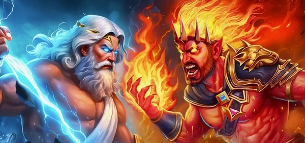 Zeus vs Hades Gods of War 250 - A high-voltage mythological slot filled with huge win potential